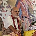 लाडली जी के धाम में नित्य बरसता हैं रस : रमेश भाई ओझा  माताजी गौशाला में श्रीमद् भागवत कथा महोत्सव हुआ शुरू